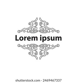 border, aesthetic, vintage and vector border design elements
