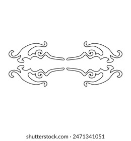 border, aesthetic, vintage and vector border design elements