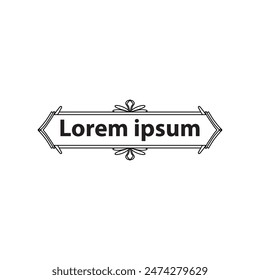 border, aesthetic, vintage and vector border design elements