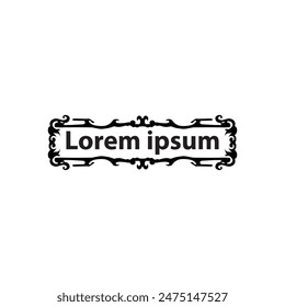 border, aesthetic, vintage and vector border design elements