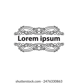 border, aesthetic, vintage and vector border design elements