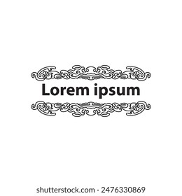 border, aesthetic, vintage and vector border design elements