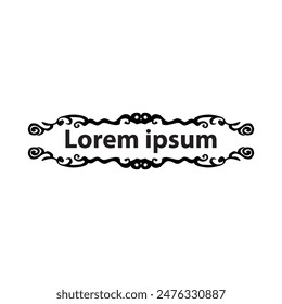 border, aesthetic, vintage and vector border design elements