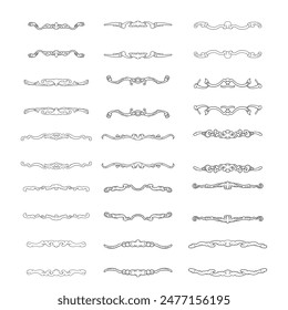 border, aesthetic, vintage and vector border design elements