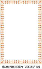 Border art unique and abstract design