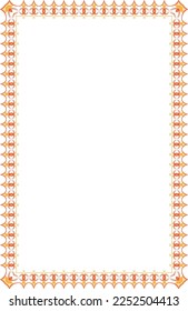 Border art unique and abstract design