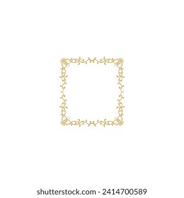 border background in gold color border