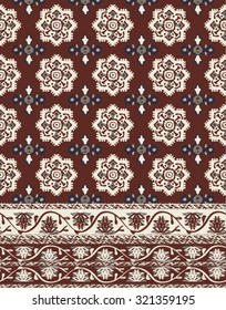 Border Bohemian Print