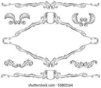 Border Clip Art - Black & White Illustration