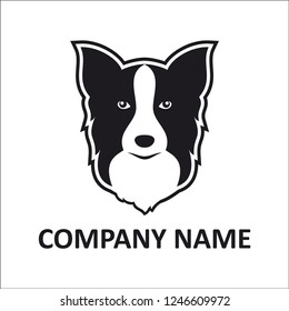 Border Collie Dog logo design inspiration