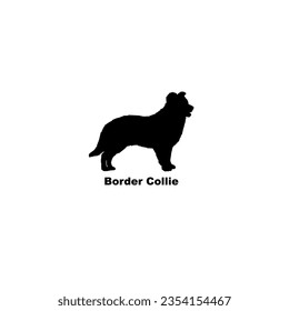 Border Collie dog silhouette dog breeds Animal Pet