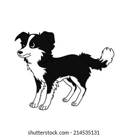 Cartoon Border Collie Hd Stock Images Shutterstock