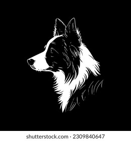 Border Collie - High Quality Vector Logo - Vector illustration ideal for T-shirt graphic