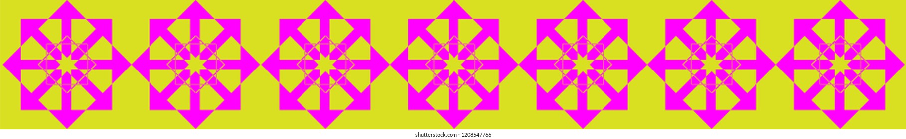 Border corners of star sparkle texture glitter pattern. Stylish colored daisy magic geometric sparkles stardust vector background card frame. Modern party design.