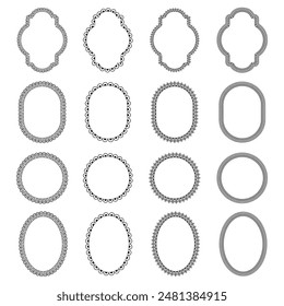 Border decoration design elements, vintage frames Decorative Seamless Border Design. This illustration relates to elegance, classic, retro, pattern, European, ornament, decoration, etc.