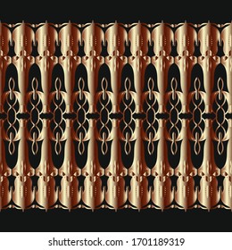 Border decoration elements pattern. Abstract geometric divider, symbols design element. Borders illustrations in style color gold. Lux vector design element. 