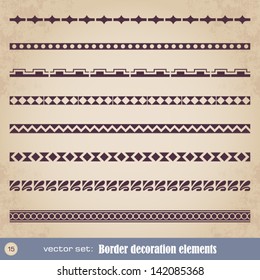 Border decoration elements set 15