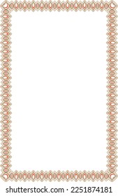 abstracto y adorno de diseño de borde