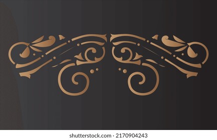 Border design elements elegant classical