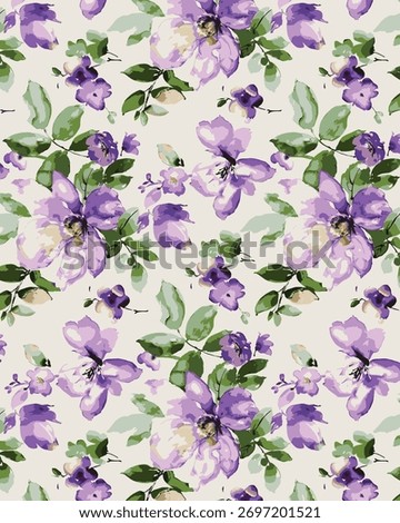 border design multi color flower arrangement with solid ground for printing textile factory