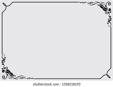 Border Design Vector Stock Vector (Royalty Free) 1358218193 | Shutterstock