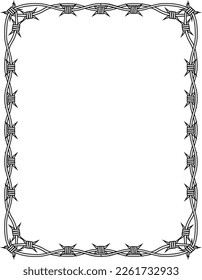 border to display the frame design