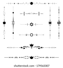 Border and divider vector collection design 