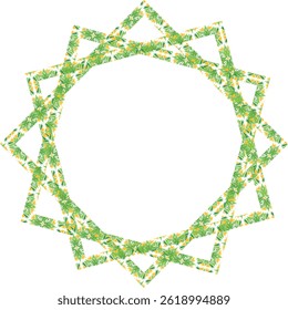 border with empty middle area