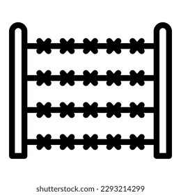 Border fence icon outline vector. Refugee war. Family seeker