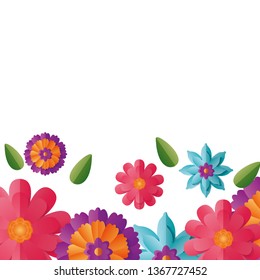 border floral flowers