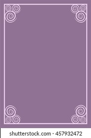 Border frame background