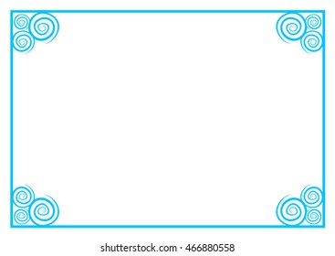 Border Frame Background Stock Vector (Royalty Free) 466880558 ...