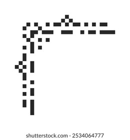 border frame corner pixel art
