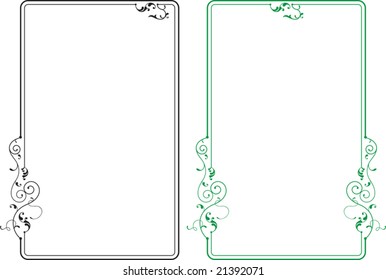 Border, Frame Design (Design Element frame)
