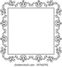 Border, Frame design, (Design Element frame)