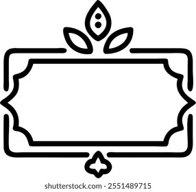 Border frame with golden tree for Dhanteras with copy space concept as Camera movement Zoom into the golden tree. Scene Isolated white background with ample copy space in the cente