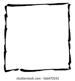Border frame hand drawn, vector 