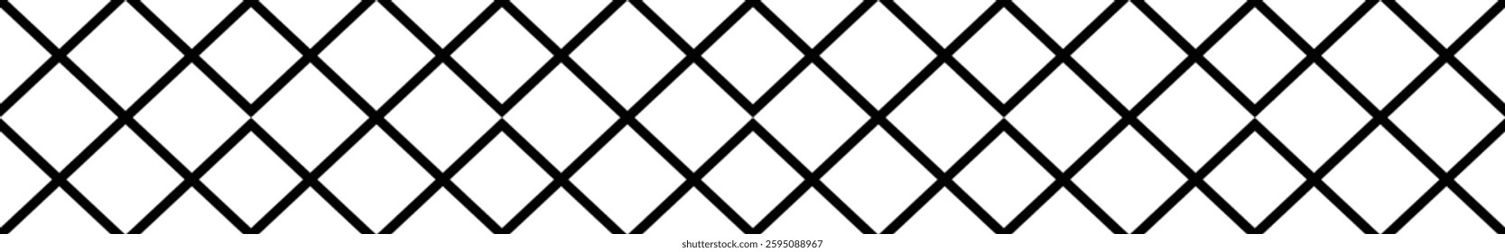 Border frame icon, divider horizontal line vector shape icon for decorative vintage doodle element for design in vector illustration