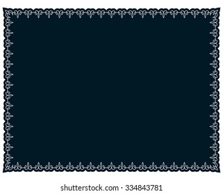 Border frame line deco vector label simple