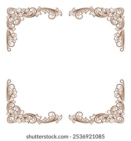 moldura de borda ornamento decoração de casamento