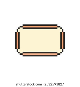 border frame rectangle pixel art