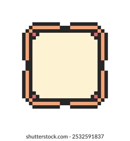 border frame rectangle pixel art