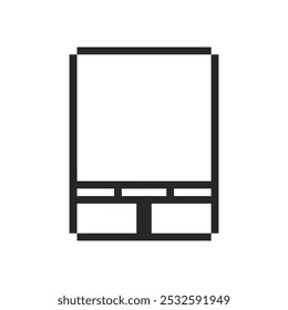 border frame rectangle pixel art