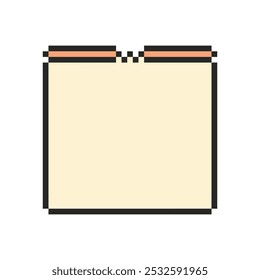 border frame rectangle pixel art