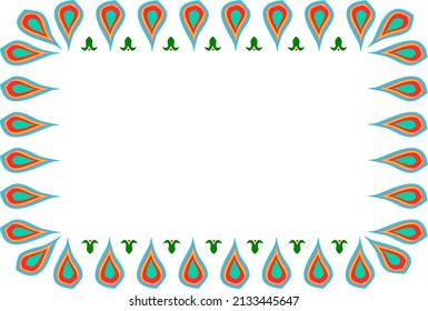 border frame with space for your text. vector graphic, illustration.