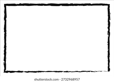 Vector de ilustración de stock de marco de frontera