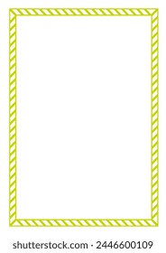Border frame vector design template. Elegant element for your text, photo, certificate, diploma, voucher.
