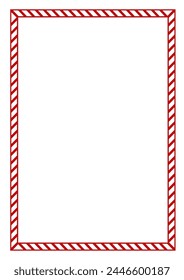 Border frame vector design template. Elegant element for your text, photo, certificate, diploma, voucher.
