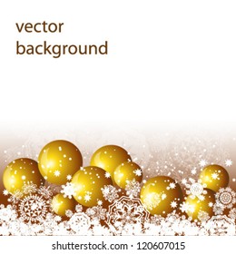 border golden balls isolated on white background vector