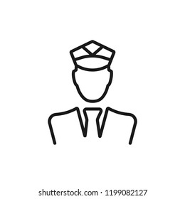 Border icon. Line style icon design. UI. Illustration of border icon. Pictogram isolated on white. Ready to use in web design, apps, software, print